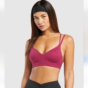 Gymshark Sports bra,Strappy‎ back,Light foam padding,S